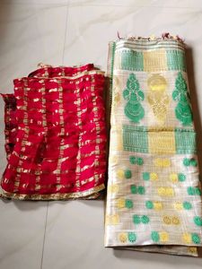 Traditional Assamese Mekhela Sador
