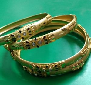 Gold Polish Bangle
