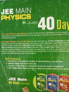 JEE Main Physics in Just 40 Days
