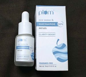Plum Rice Water & Niacinamide Serum