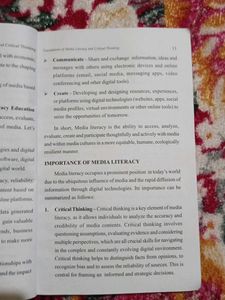 Media Literacy And Critical Thinking Text Sem 2