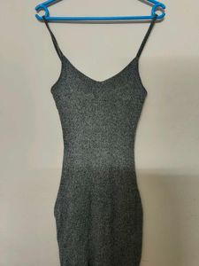 Grey Midi Dress