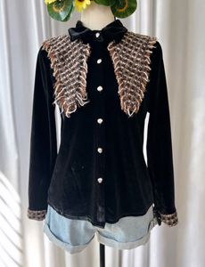 Korean Velvet Top