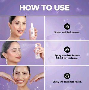 Hilary Rhoda Shimmer Stay Makeup Fixer