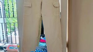 Straight Leg Cargo Jeans For Women