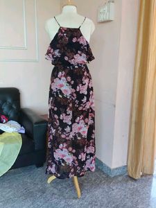 Floral Print Maxi Dress