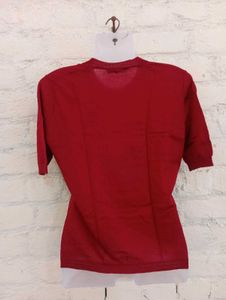 Red Solid T-Shirt