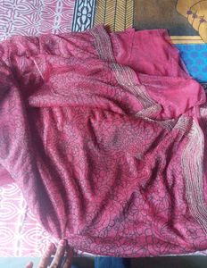 Elegant Pink Saree