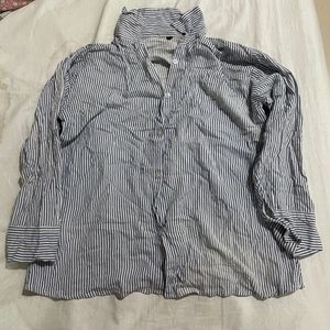 Striped Button-Down Shirt