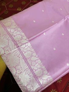 Lavender Silk Saree