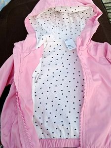 Anko Baby Girl's Coat In Pink Colour With Pocket