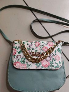 Zara Floral Crossbody Bag