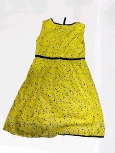 Yellow Dotted Dress