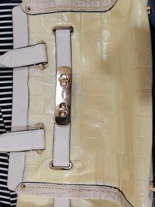 Restored Coach Swagger Croc Embossed Bag