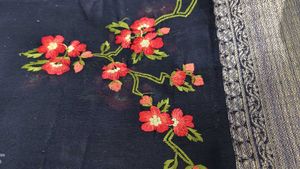 Floral Embroidered Fabric