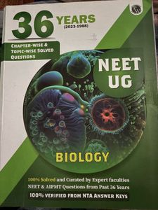 NEET UG Biology - 36 Years 100 New