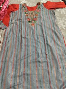 Embroidered Suit Set