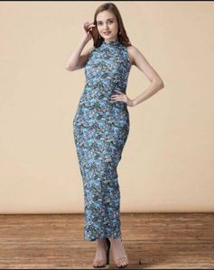 Floral Sleeveless Maxi Dress Size L