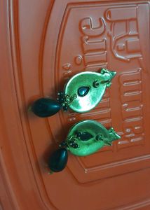 Black Drop Earrings