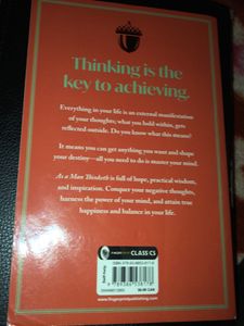 ALLEN“ As A Man Thinketh “ BOOK BY JAMES