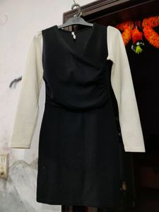 Chic Colorblock Mini Dress