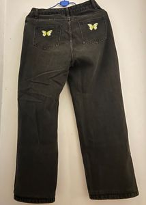 Butterfly Embroidered Jeans