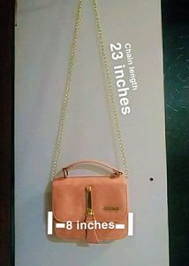 Peach Colored Gucci Handbag/ Slingbag