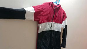 Stylish color block hoodie