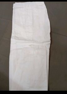 White Pent Strechebl For Women Good Quality