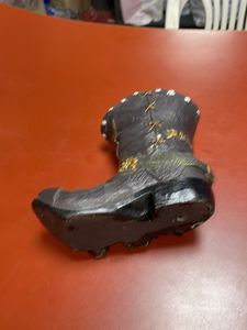 Resins Cute Pup with Planter in Shoe Design Resin