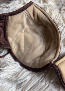 Sparkly Bronze Bikini Top