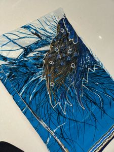 Peacock Feather Saree
