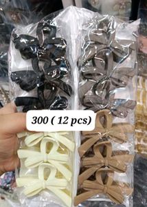 Ribbon Hair Claw Clip Set