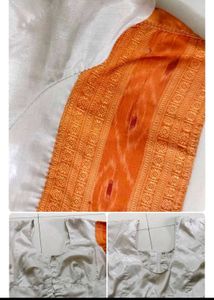 Stylish stiched Saree Blouse Combo