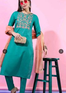 Elegant Embroidered Kurta Set
