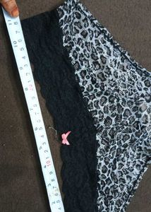 Animal Print Lace Thong 🖤