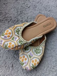 Kiara Embroidered Mules