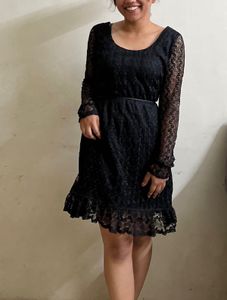 Lace Long Sleeve Dress