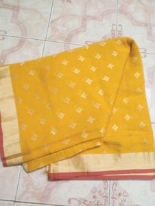 Elegant Yellow Saree