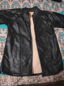 Black Faux Leather Jacket