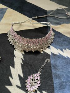 Pink Stone Choker