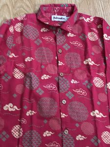 Kids Cute Printed Red Shirt