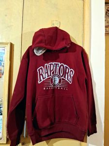 Winter Toronto Raptors Maroon Hoodie