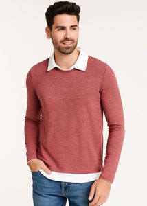 CASUAL T-SHIRT FOR MEN WITH COLLAR