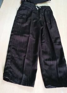 Striped Dark Brown  Pants