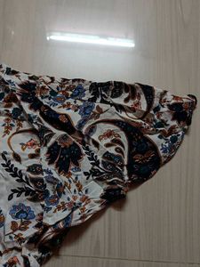Paisley Print Tassel Top