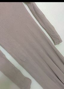 H&amp;M Ribbed Flared Dress