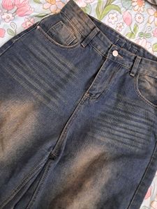 Ripped Wide Leg Jeans