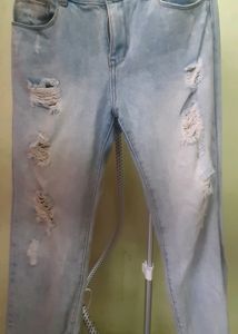 Price Drop!Light Blue Ripped Jeans
