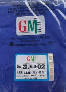 Brand New GM Brand (Royal Blue Cotton Legging) Women Size XXL